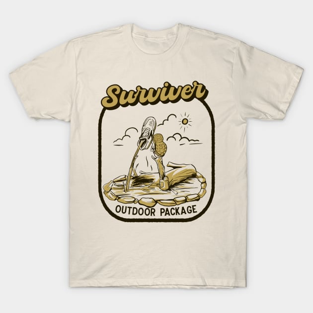 Surviver Outdoor package T-Shirt by Riza Budiarto